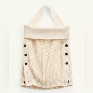 NWT ZARA SRPLS Button Knit Top Size L